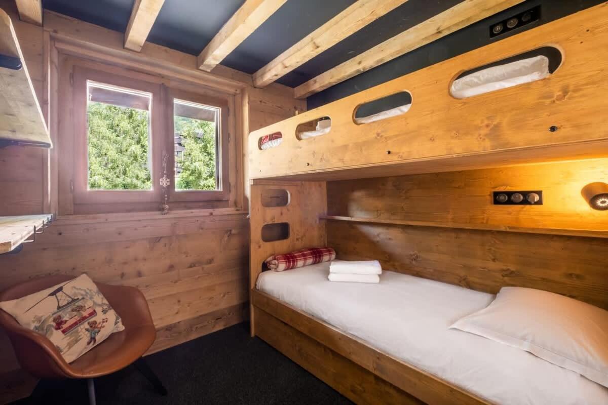 Chalet Racar Pour 4 Personnes, Centre Ville Et Vue Sur La Montagne Chamonix Buitenkant foto