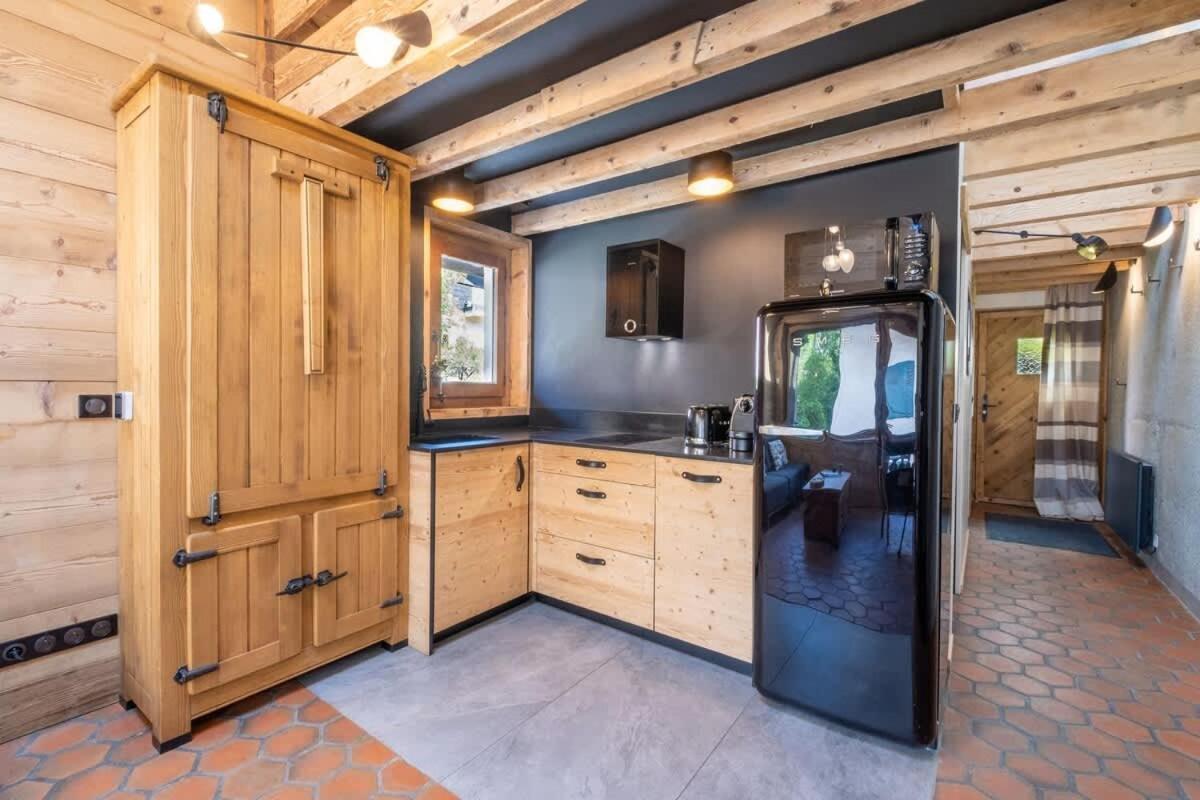 Chalet Racar Pour 4 Personnes, Centre Ville Et Vue Sur La Montagne Chamonix Buitenkant foto