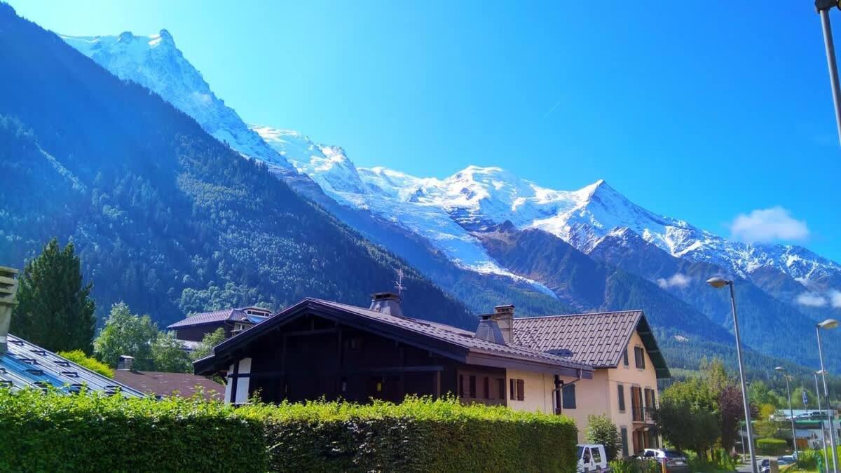 Chalet Racar Pour 4 Personnes, Centre Ville Et Vue Sur La Montagne Chamonix Buitenkant foto