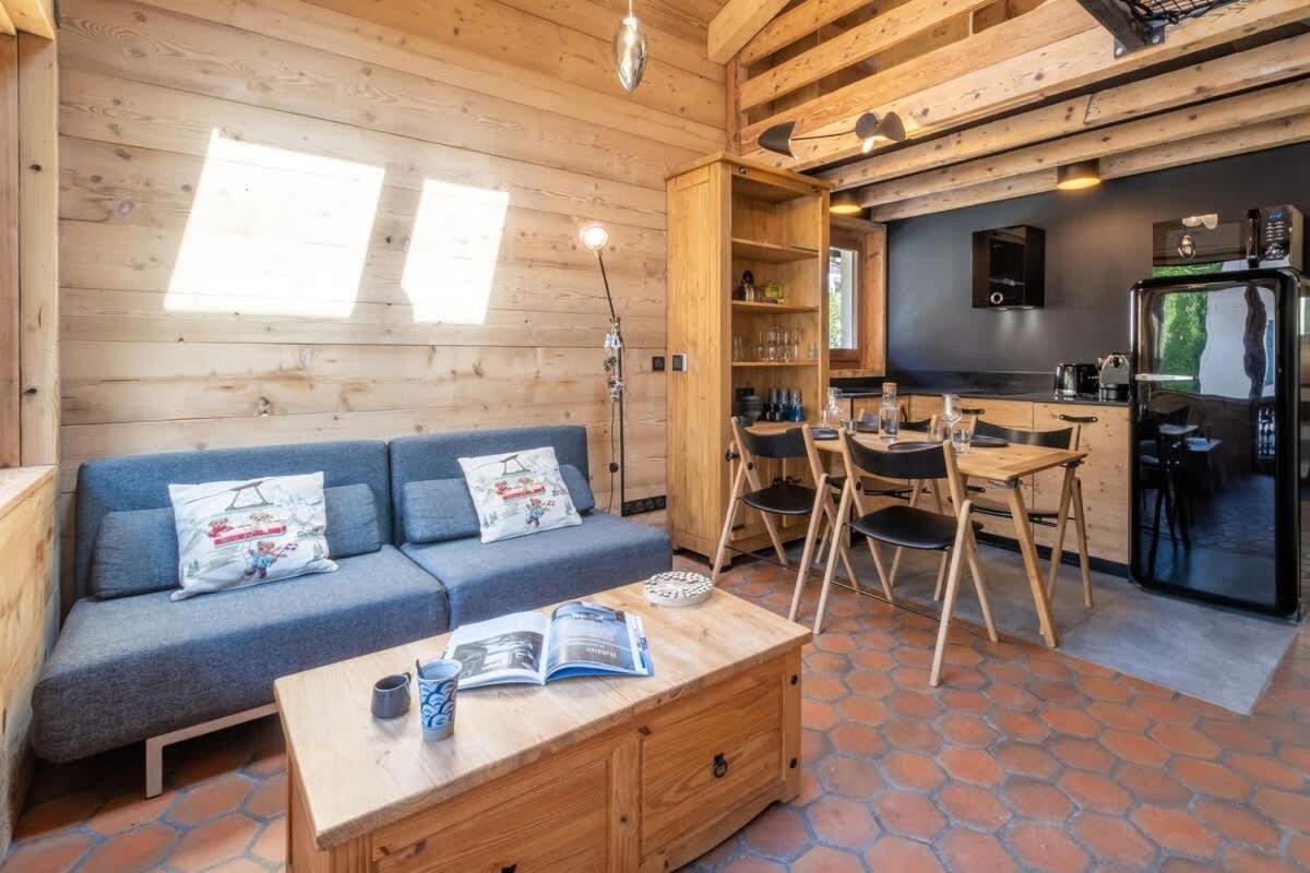 Chalet Racar Pour 4 Personnes, Centre Ville Et Vue Sur La Montagne Chamonix Buitenkant foto